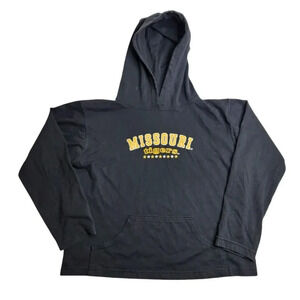 Vintage Dodger Missouri Tigers‎ Crop Hoodie Sweatshirt Women's Size Small